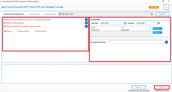 Image 0 for Cloudxena PST to Office 3…