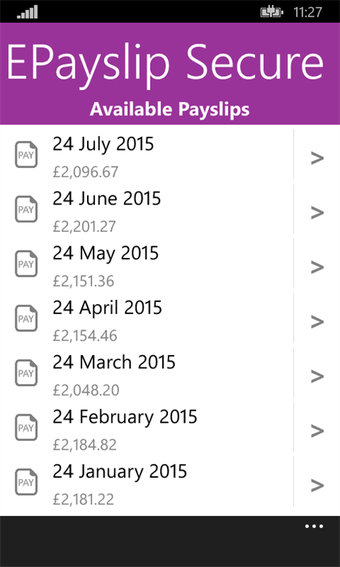 Imagen 1 para EPayslip Secure for Windo…