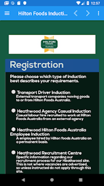 Image 1 for Hilton Foods Inductions