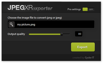 Image 0 for JPEG XR Exporter