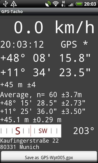 Image 0 for GPS-Tacho