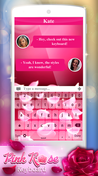 Image 2 for Pink Rose Keyboard