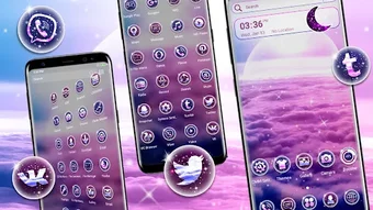Imagen 0 para Pink Clouds Sky Launcher …