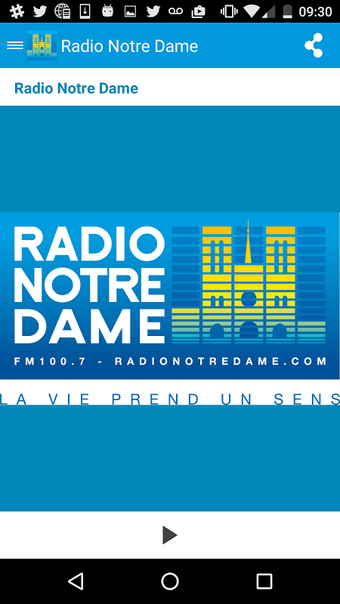 Image 0 for Radio Notre Dame - 100.7 …
