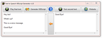 Image 0 for Text to Speech VBScript G…