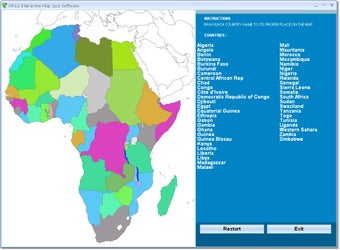 Imagen 0 para Africa Interactive Map Qu…