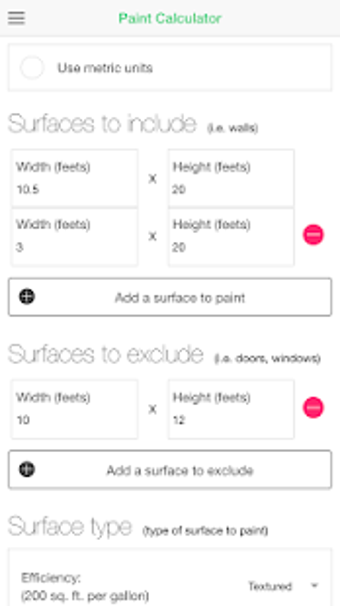 Imagen 1 para Paint Calculator