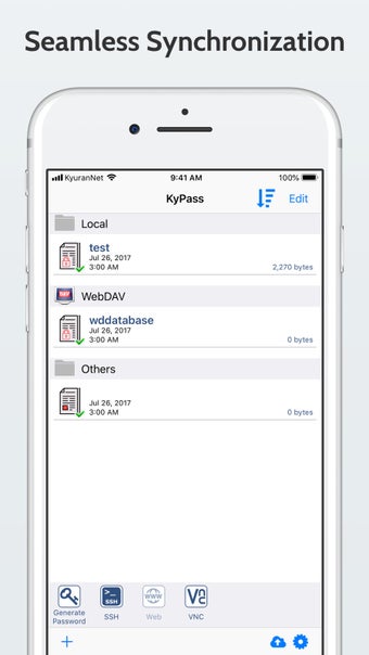 Image 1 for KyPass - Keepass in sync