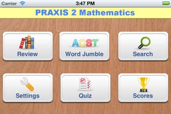 Image 0 for Praxis II Math Prep Flash…