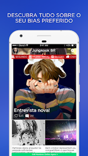 Imagen 0 para Jungkook Amino em Portugu…