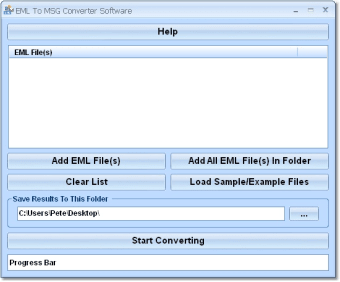 Image 0 for EML To MSG Converter Soft…