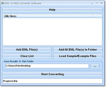 Imagen 0 para EML To MSG Converter Soft…