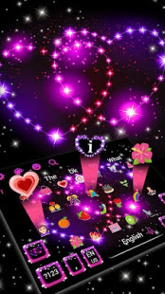 Image 2 for Sparkling Love Hearts Key…