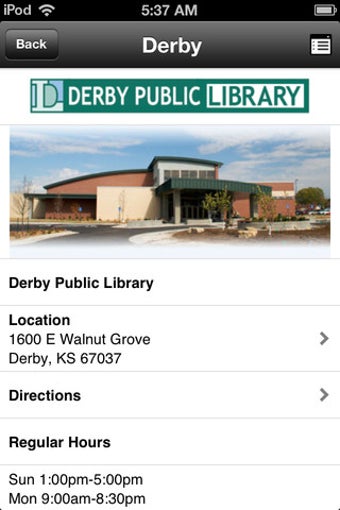 Image 0 for Derby Public Library