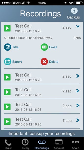 Image 0 for Call Recorder - IntCall