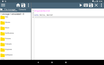 Image 1 for Shell Script Editor