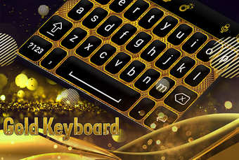 Image 1 for Gold Keyboard