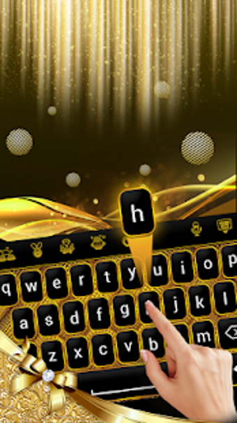 Image 0 for Gold Keyboard