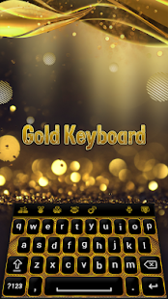 Image 0 for Gold Keyboard