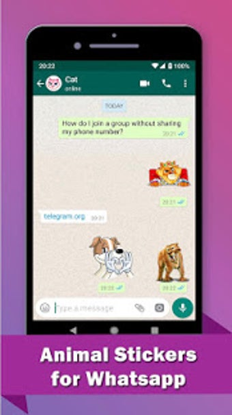 Image 1 for WAStickerApps - Animal St…