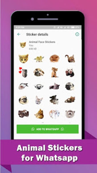 Image 3 for WAStickerApps - Animal St…