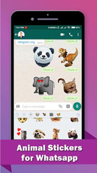 Image 0 for WAStickerApps - Animal St…