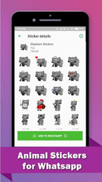 Image 2 for WAStickerApps - Animal St…