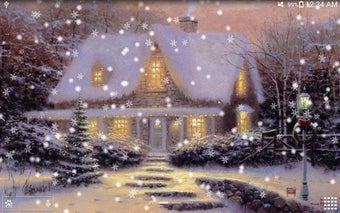 Imagen 1 para Hand-painted snowflake LW…