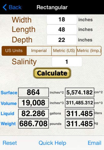 Imagen 0 para Aquarium Size, Surface Ar…