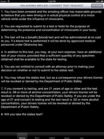 Image 3 for Oklahoma Implied Consent …