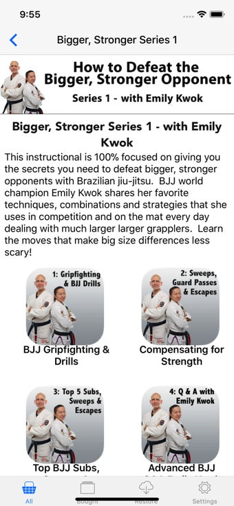 Imagen 1 para BJJ Master App by Grapple…
