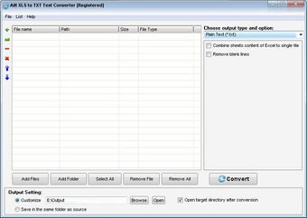 Imagen 0 para Ailt XLS to TXT Text Conv…