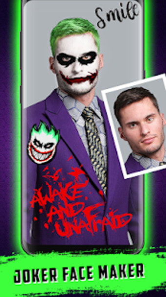 Image 0 for Joker Face Maker Mask Pho…