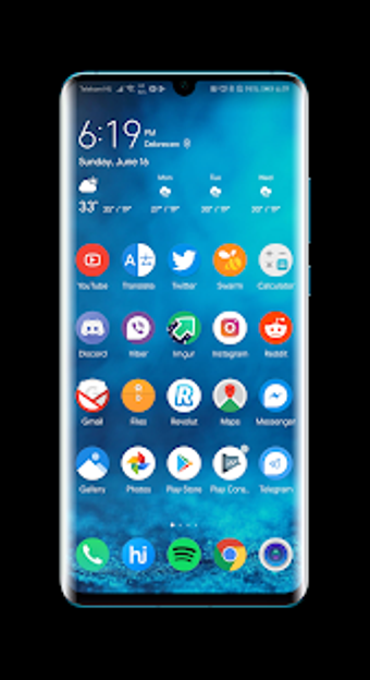 Imagen 1 para Minimal White EMUI 9.1 Th…