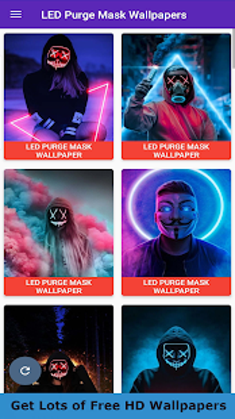 Imagen 1 para HD LED Purge Mask Wallpap…