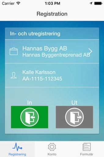 Image 0 for Personalliggare ID06 - MO…