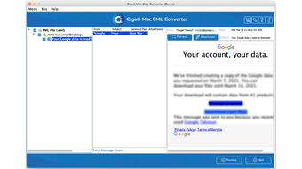 Imagen 0 para Ciagti Mac EML Converter