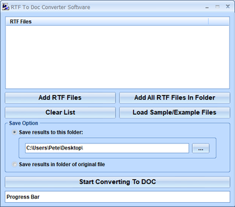 Imagen 0 para RTF To Doc Converter Soft…