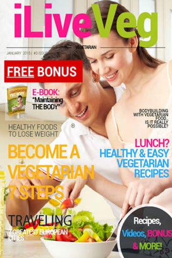 Image 0 for 'iLiveVeg: The Magazine F…