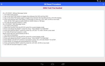 Imagen 1 para Reset Oil Service Free