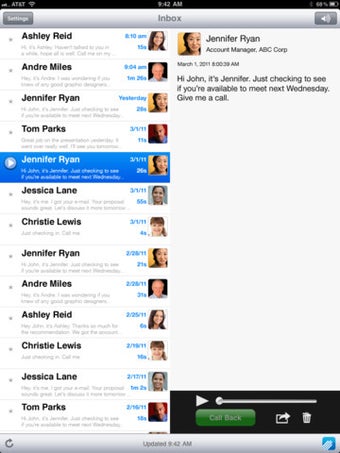 Image 1 for Enventis Visual Voicemail