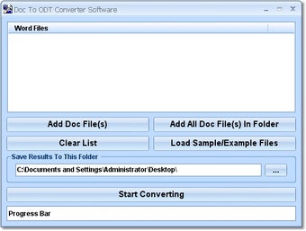 Imagen 0 para Doc To ODT Converter Soft…