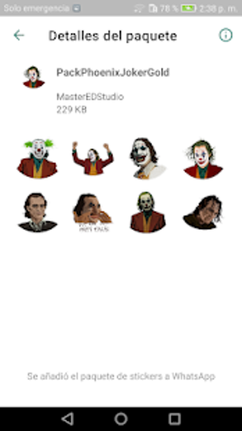 Image 2 for The Joker Sticker for wha…