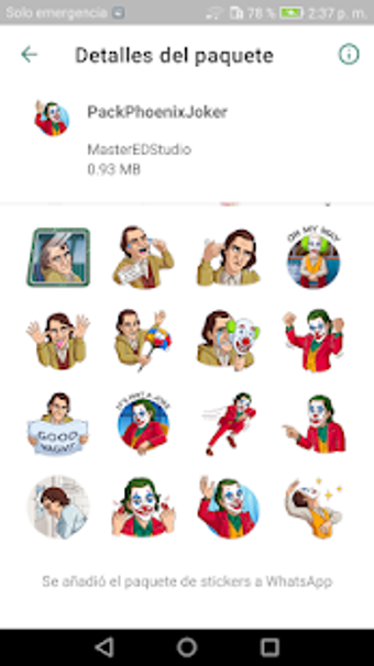 Image 0 for The Joker Sticker for wha…