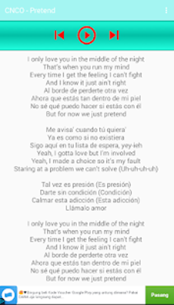Image 0 for CNCO Pretend Musica 2019