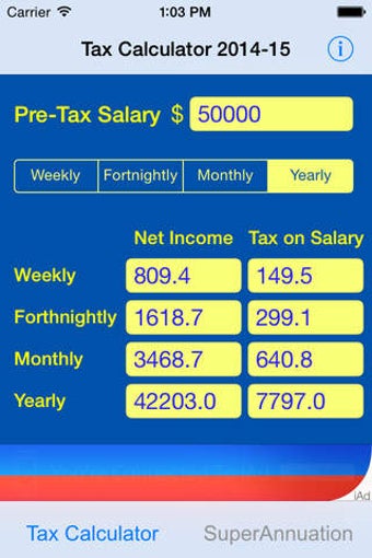 Image 0 for Australian Tax Calculator…