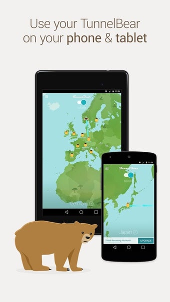 Image 1 for TunnelBear VPN