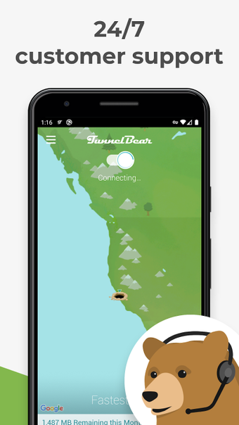 Image 1 for TunnelBear VPN