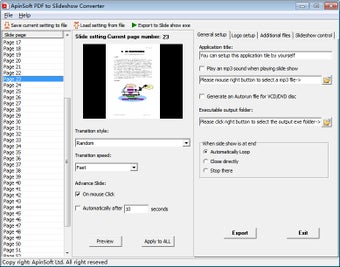 Image 0 for ApinSoft PDF to Slideshow…