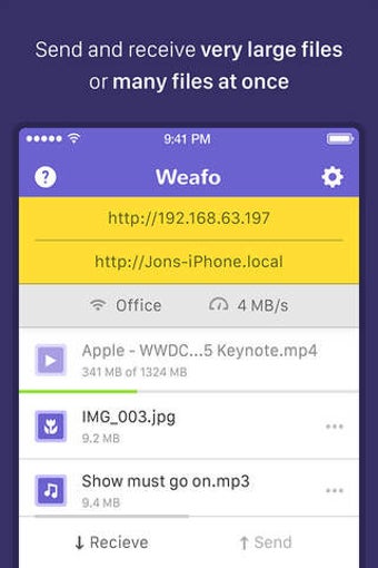 Image 0 for Weafo - Transfer File, Ph…
